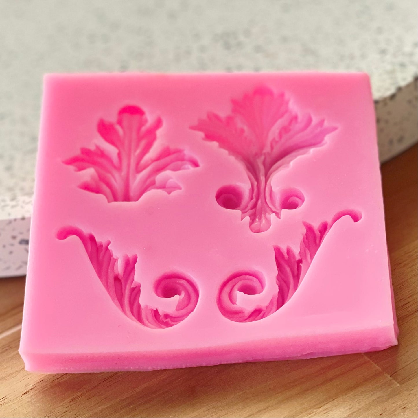 Baroque Mould - Filigree Fleur de Lis